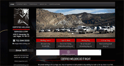 Desktop Screenshot of certified-welding.com